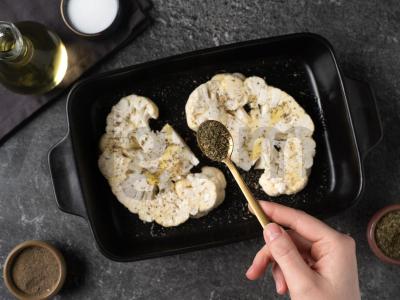 Žiedinės kopūstų steikas Žingsnis 1