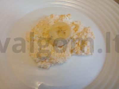 Sūrio blynai su bananais ir karamele Žingsnis 5