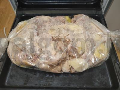 Kepta vištiena su bulvėmis Žingsnis 2