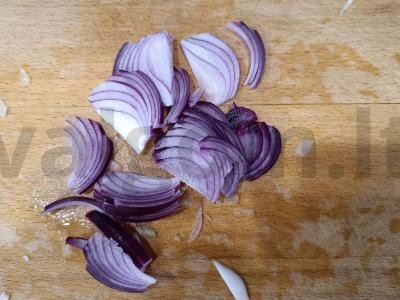 Naudingas vitaminų salotas su ridikėliais Žingsnis 2