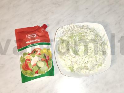 Žuvies pyragas su karštai rūkyta skumbrija Žingsnis 1