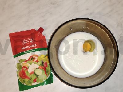 Žuvies pyragas su karštai rūkyta skumbrija Žingsnis 4