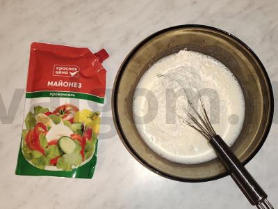 Žuvies pyragas su karštai rūkyta skumbrija Žingsnis 5