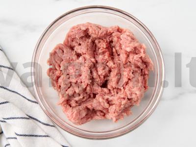 Jautienos ir vištienos lyulya-kebabas Žingsnis 1