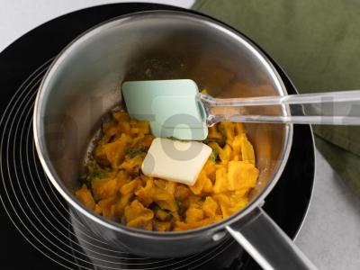 Saldus ryžiai su džiovintomis persimonais ir džiovintais slyvomis Žingsnis 7