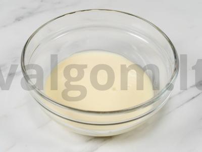 Kokosinis sausainis Žingsnis 1