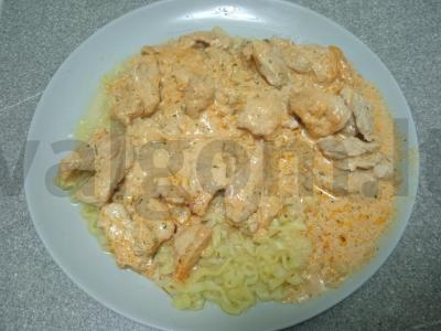 Azijietiška vištienos greito paruošimo makaronai Žingsnis 6