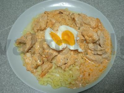 Azijietiška vištienos greito paruošimo makaronai Žingsnis 7