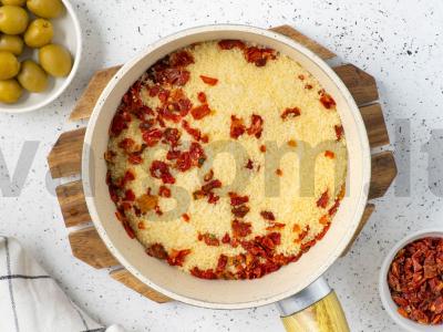 Salotas „Neįprastas“ su tunu ir kuskusu Žingsnis 1