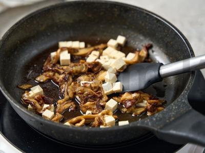 Japonų omletas su ryžiais „Omuraisu“ Žingsnis 5