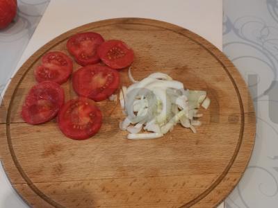 Kiaušinienė su daržovėmis Žingsnis 1