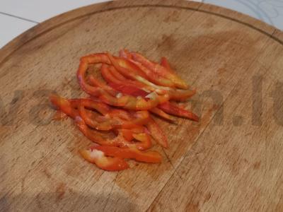 Kiaušinienė su daržovėmis Žingsnis 2