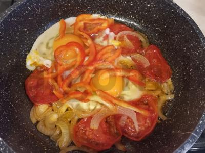 Kiaušinienė su daržovėmis Žingsnis 6