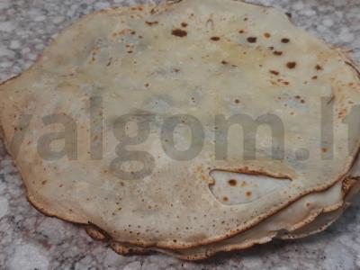 Blynų ritinėliai su raudona žuvimi Žingsnis 3