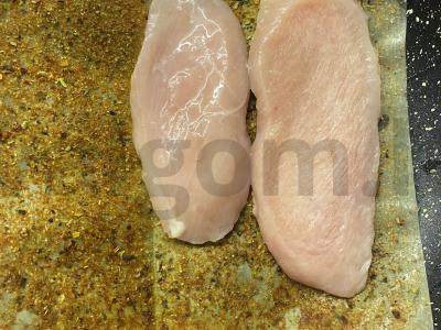 Vasaros salotos su vištiena Žingsnis 1