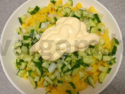 Okroška su virtiniu kiaulienos šniceliu ant duonos kvaso Žingsnis 6