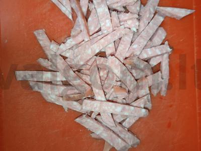 Salotas „Rusų“ su pusiau rūkytomis dešromis Žingsnis 3