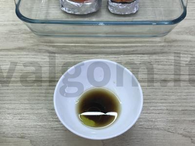 Lašišų ritinėliai su apelsinu Žingsnis 4