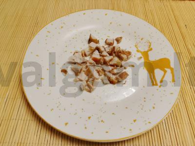 Salotos su jūros kopūstais ir vištienos filė Žingsnis 3