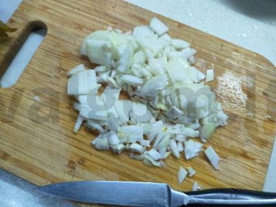 Dolma iš sumaišyto faršo ir vynuogių lapų Žingsnis 2