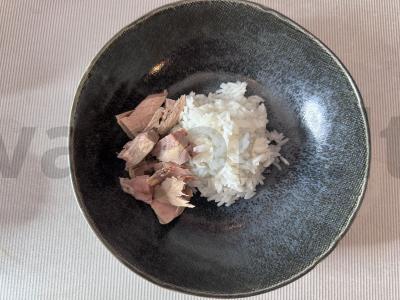 Poke su jazminų ryžiais ir tunu Žingsnis 3