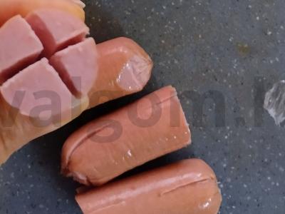 Kvinoja „Su dešrelėmis“ Žingsnis 3