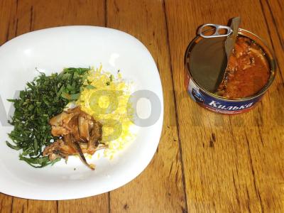 Cukinijų ritinėliai su silkėmis pomidorų padaže Žingsnis 4