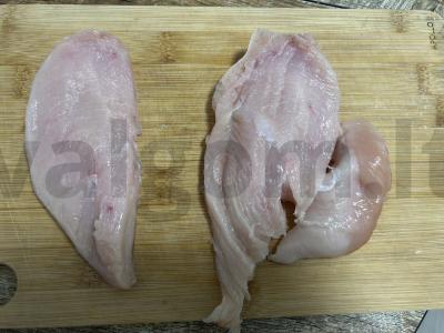 Vištiena su ananasais po sūrio apvalkalu Žingsnis 1