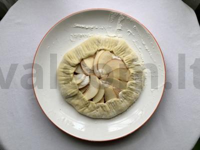 Vegetariška galeta su obuoliais Žingsnis 5