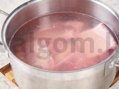 Šonkauliukai medaus padaže Žingsnis 1