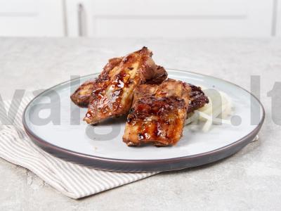 Šonkauliukai medaus padaže pagrindine nuotrauka