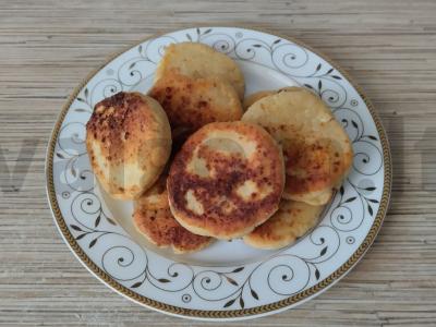 Sūrio blynai su grietine ant kvietinių miltų Žingsnis 7