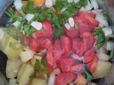 Vegetariškas moliūgų sriuba su česnaku Žingsnis 3