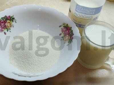 Marokinis mannikas su kakava Žingsnis 2