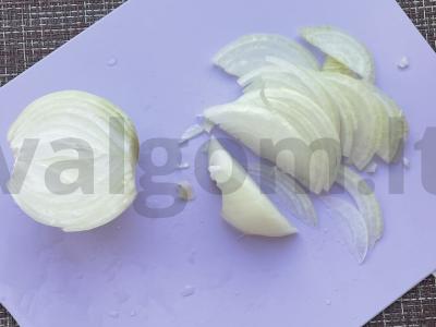 Prancūziškas sluoksniuotas mėsa su bulvėmis Žingsnis 4