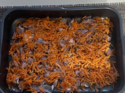 Prancūziškas sluoksniuotas mėsa su bulvėmis Žingsnis 9