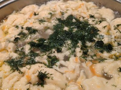 Puikus vištienos sriuba su dumplėmis Žingsnis 5