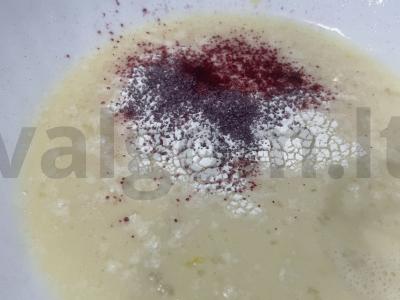 Rožiniai blynai su obuolių sultimis Žingsnis 4