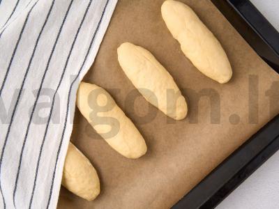 Namų bandelės dešrainiams Žingsnis 7