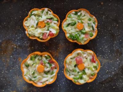 Moliūgų keksiukai be miltų Žingsnis 4