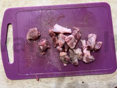 Troškintas ryžiai su jautiena sultinyje Žingsnis 1