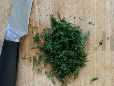 Vegetariškos šaltos sriubos su silkėmis Žingsnis 6