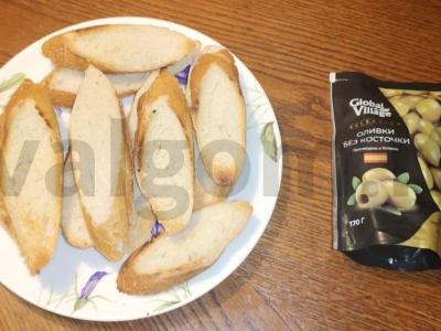 Itališkos brusketos su alyvuogėmis Žingsnis 3