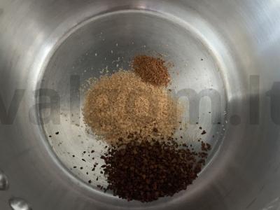 Cikorija su muskato riešutu ir šokoladu Žingsnis 1