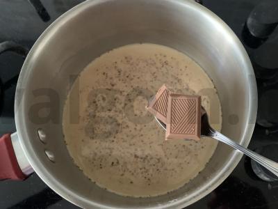 Cikorija su muskato riešutu ir šokoladu Žingsnis 3