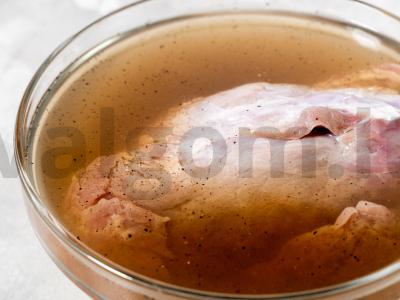 Namų stiliaus džiovintos mėsos salotos Žingsnis 6