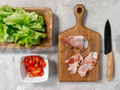 Namų stiliaus džiovintos mėsos salotos Žingsnis 15