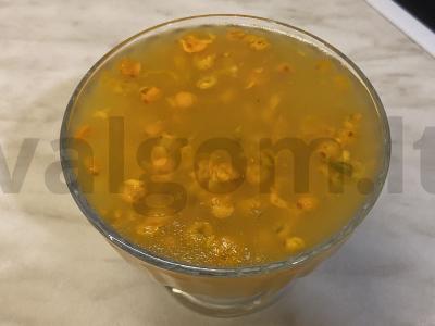 Šaltalankių želė iš agar-agar „Rudens stebuklas“ pagrindine nuotrauka