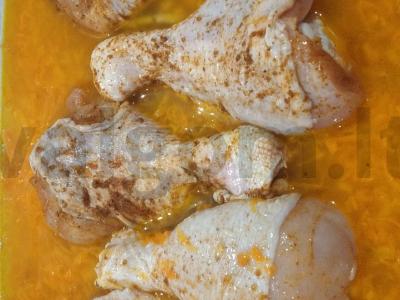 Puikūs blauzdikauliai su ryžiais ir daržovėmis karija Žingsnis 7