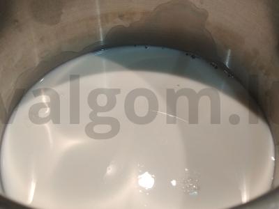 Pieninis „Muhallebi“ su mandarinų Žingsnis 1